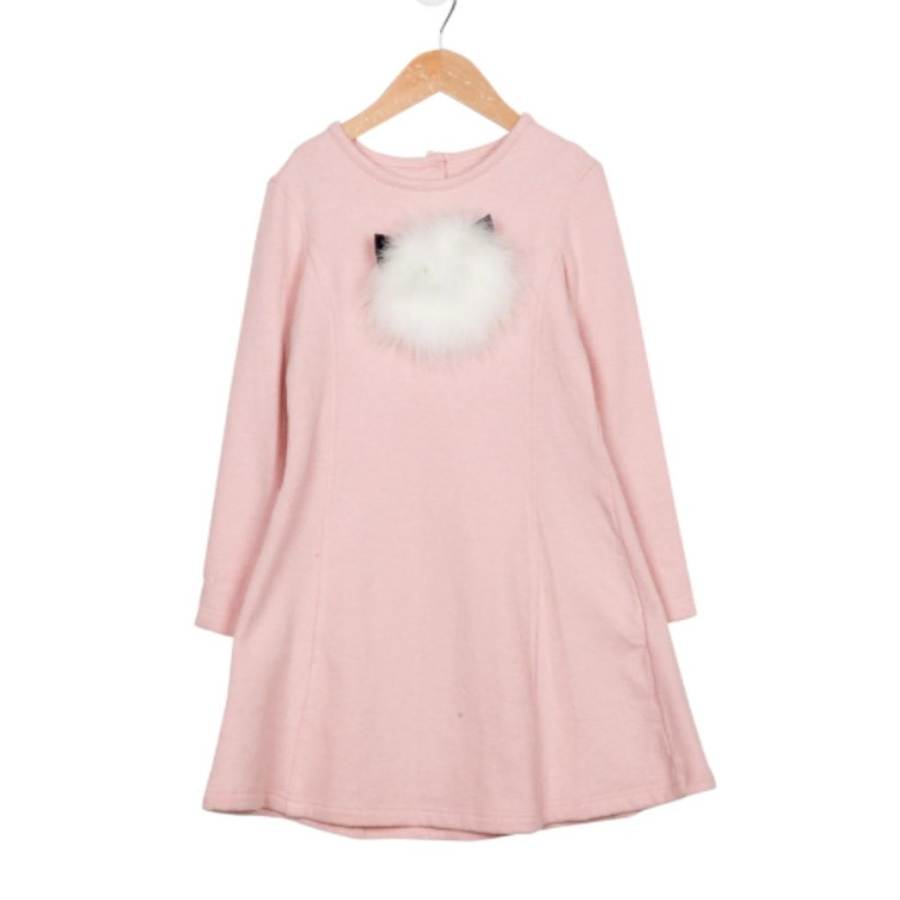 Charabia fuzzy cat dress